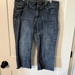 LONDONJEAN Blue Ankle Cropped Jeans Capris